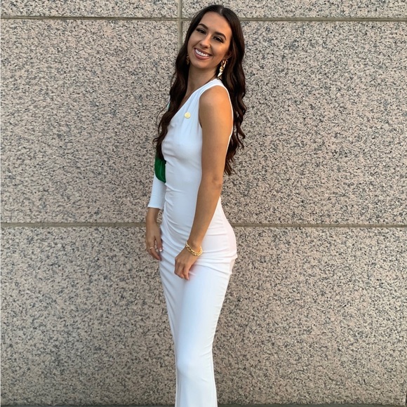 Club L London White maxi dress - Picture 3 of 8